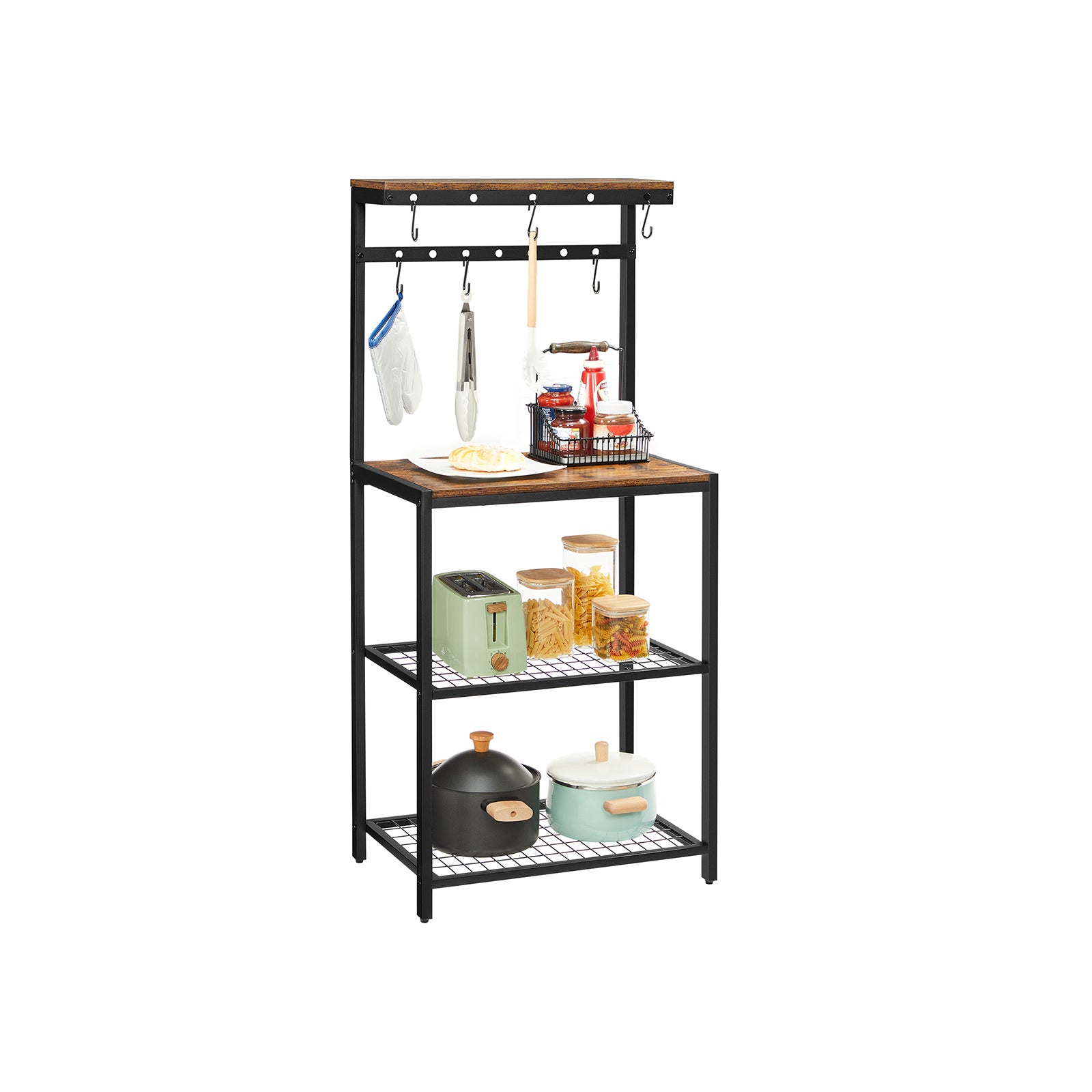Industrie-Design Standregal mit Ablagen