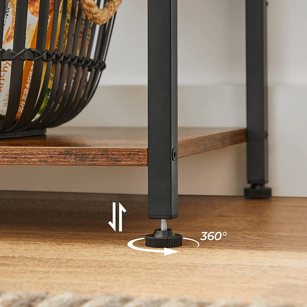 Industrie-Design Küchenregal mit Haken
