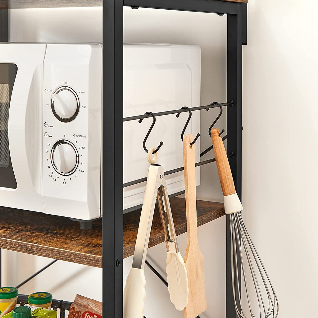 Industrie-Design Küchenregal mit Haken