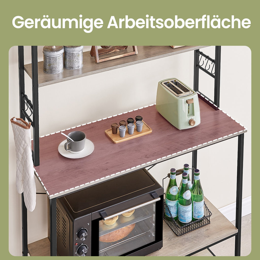 Küchenregal, Standregal, Mikrowellen-Regal