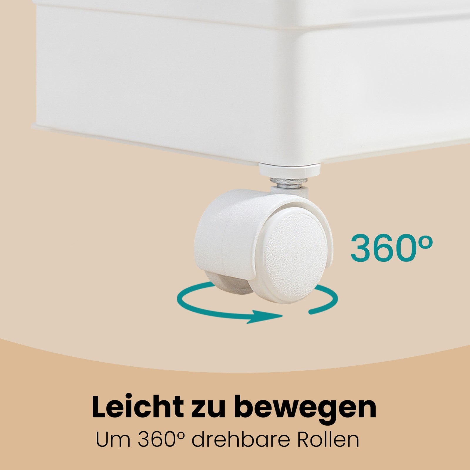 Rollwagen, Küchenwagen mit 3 Ebenen, Küchenregal
