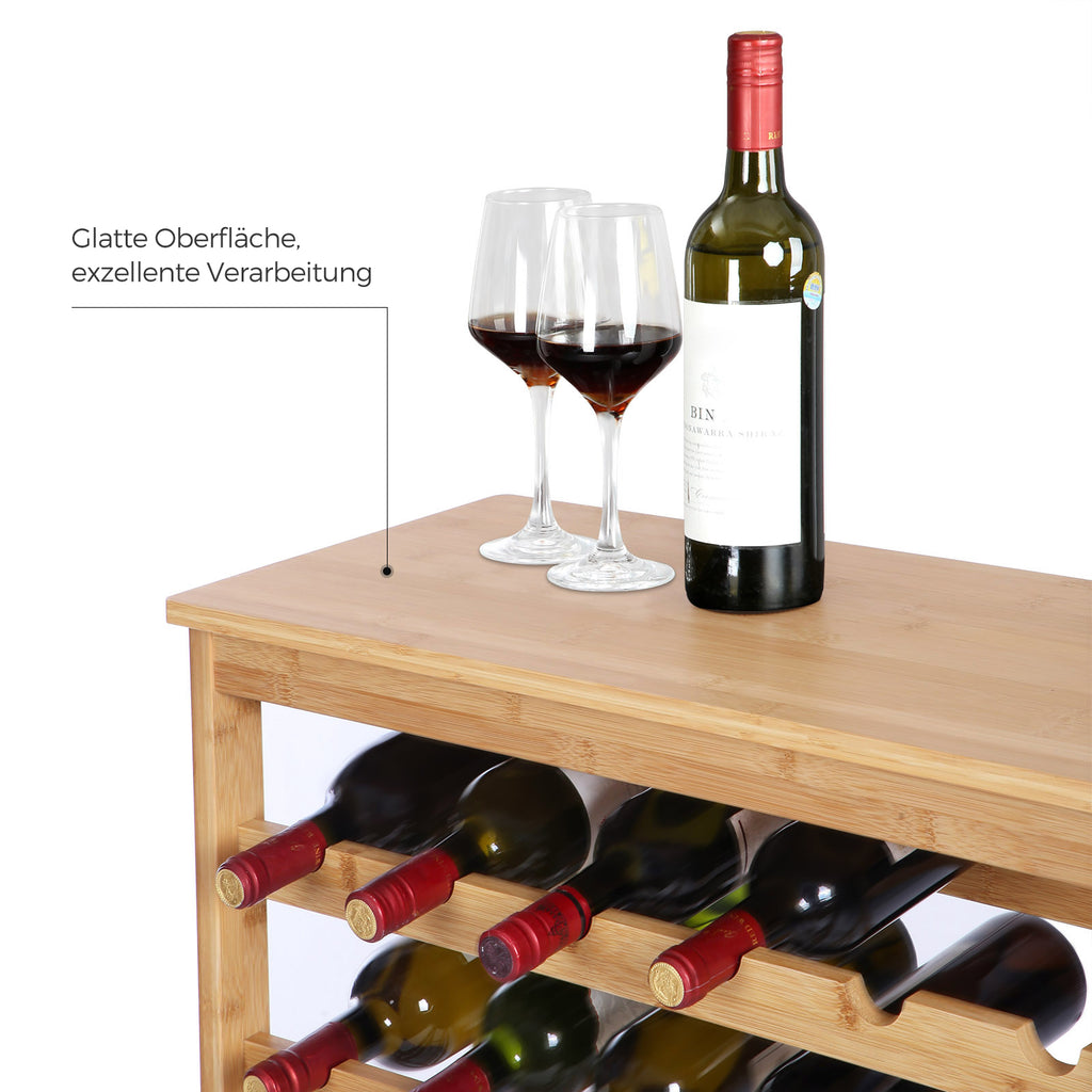 Weinregal 7 Ebenen für bis zu 42 Flaschen