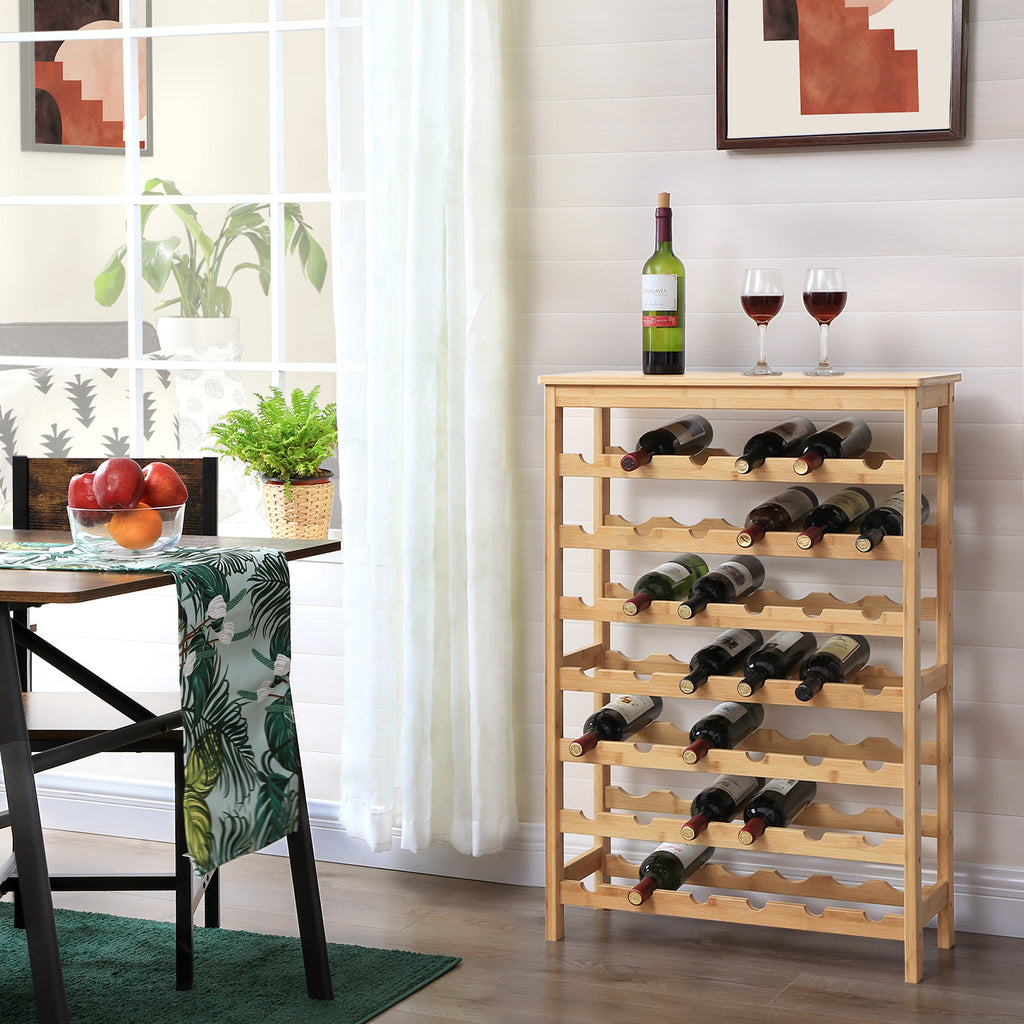 Weinregal 7 Ebenen für bis zu 42 Flaschen