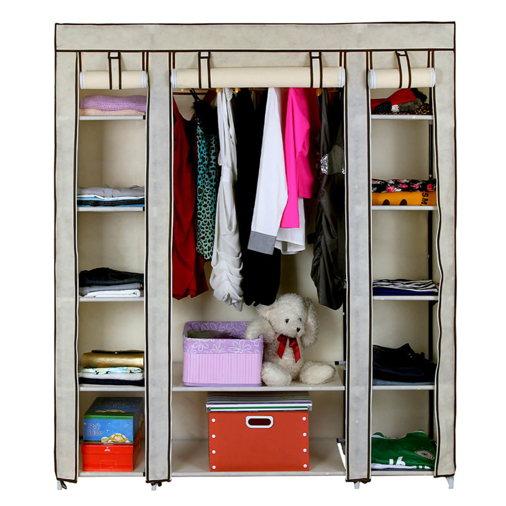 Kleiderschrank 175 x 150 cm Beige