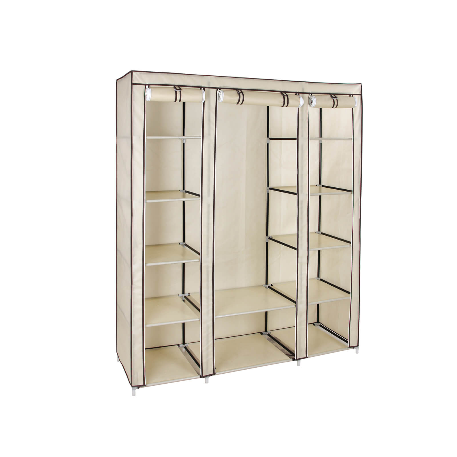 Kleiderschrank 175 x 150 cm Beige