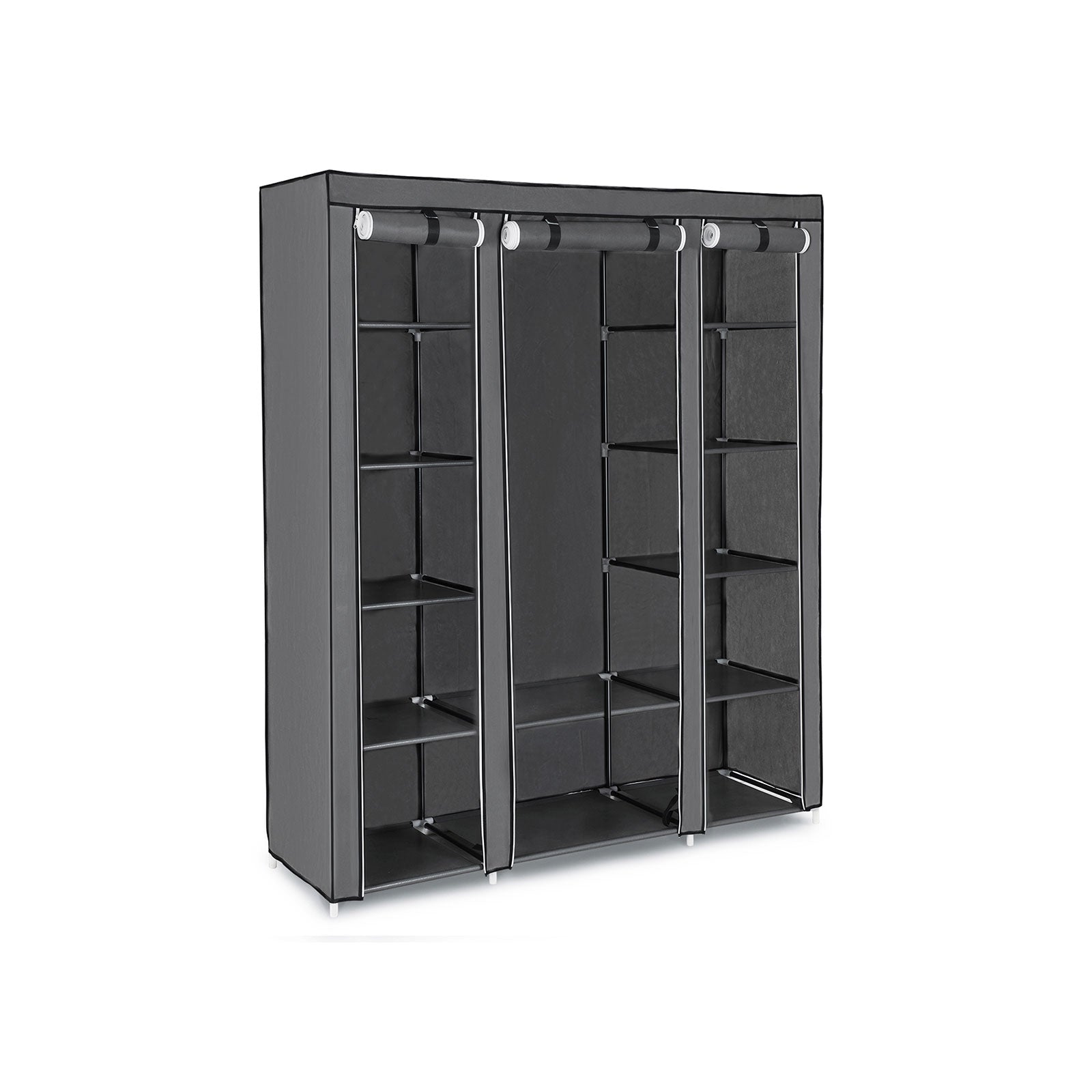 Kleiderschrank 175 x 150 cm Grau