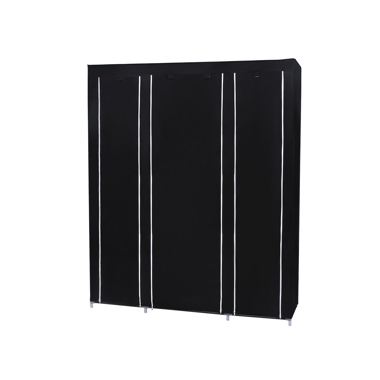 Kleiderschrank 175 x 150 cm Schwarz
