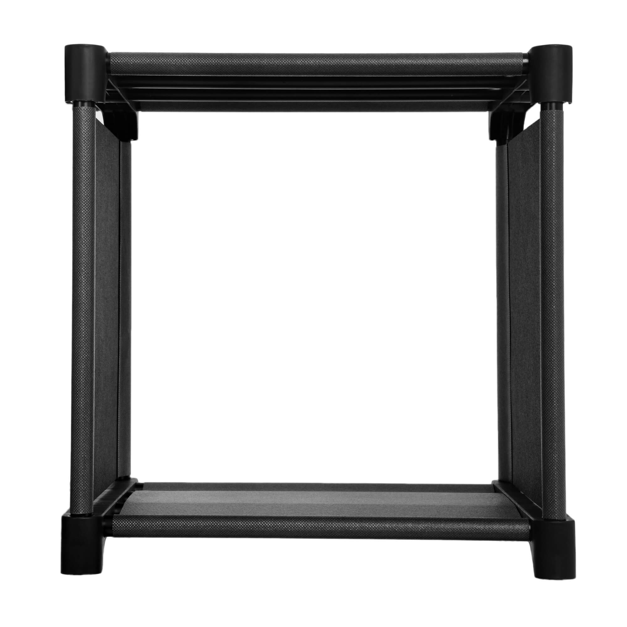 Kunststoffregal 9 Würfel Schwarz