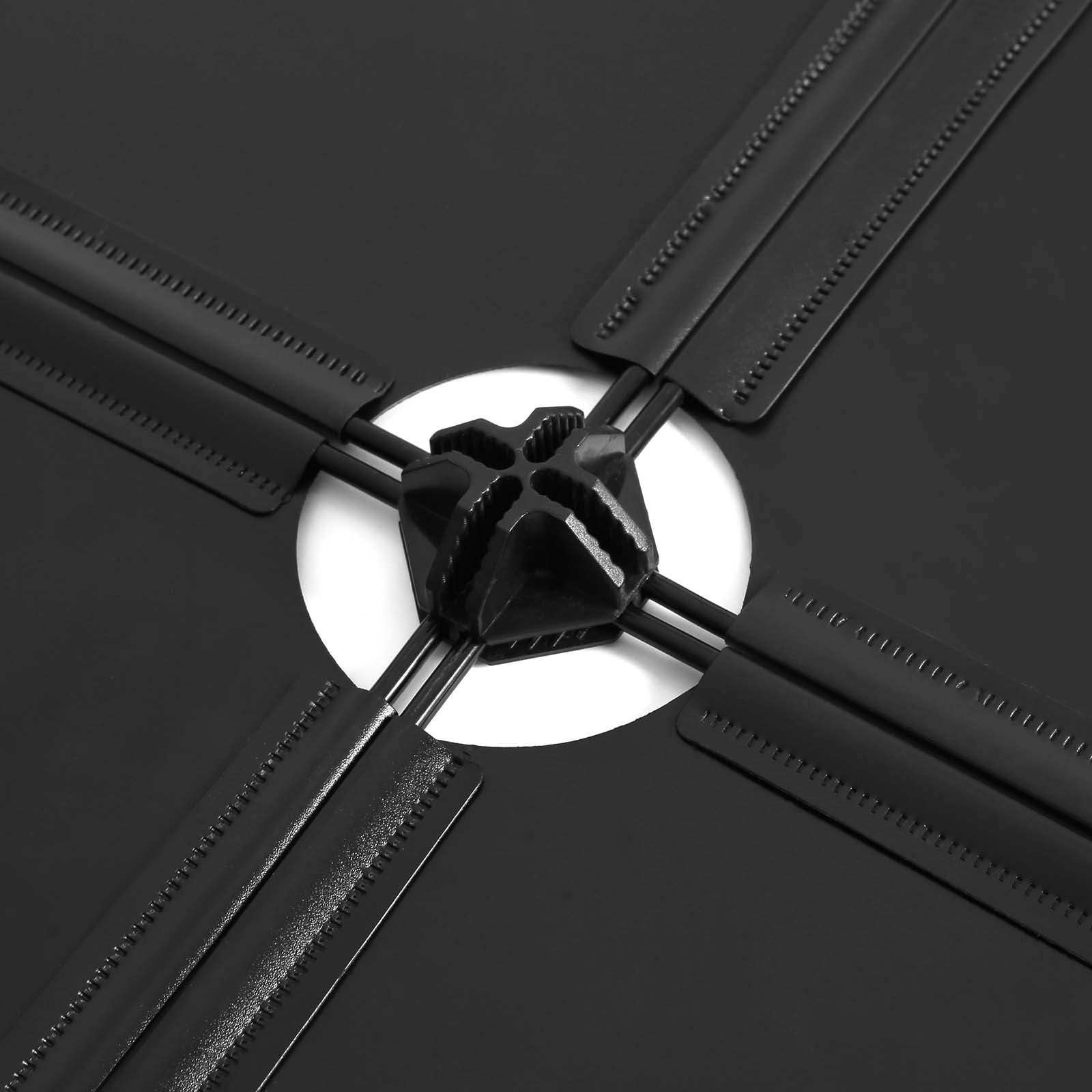 Kunststoffschrank 12 Fächer Schwarz