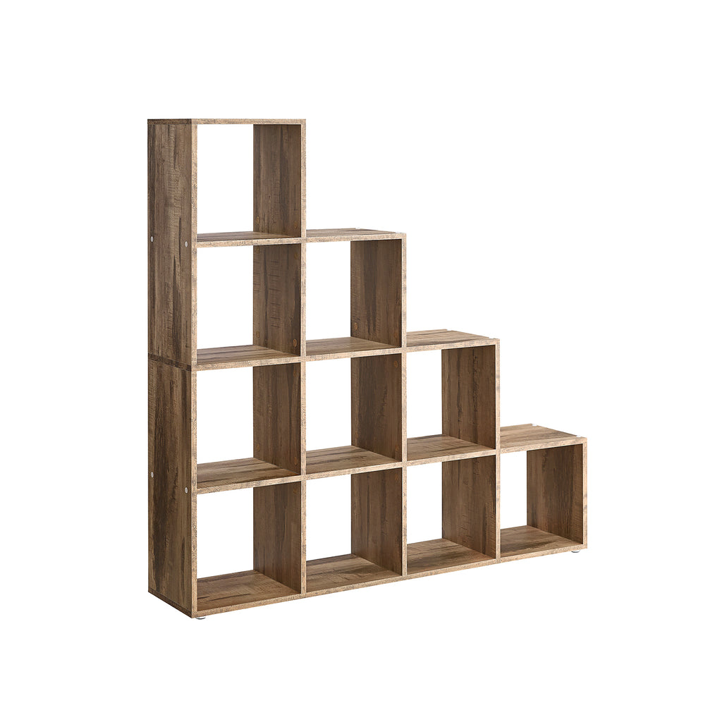 Bücherregal mit 10 Fächern