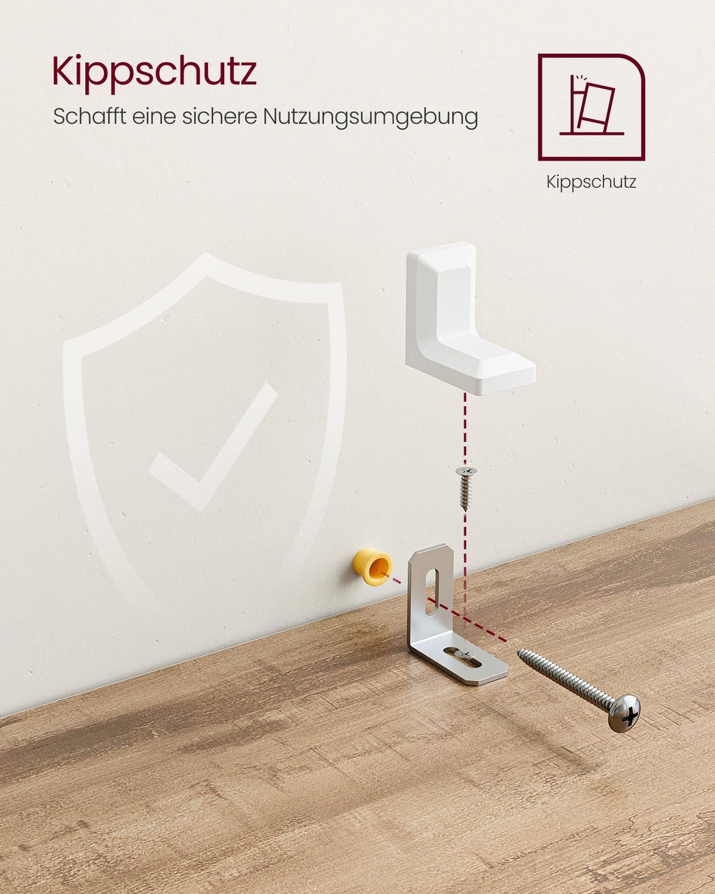 Bücherregal mit 10 Fächern