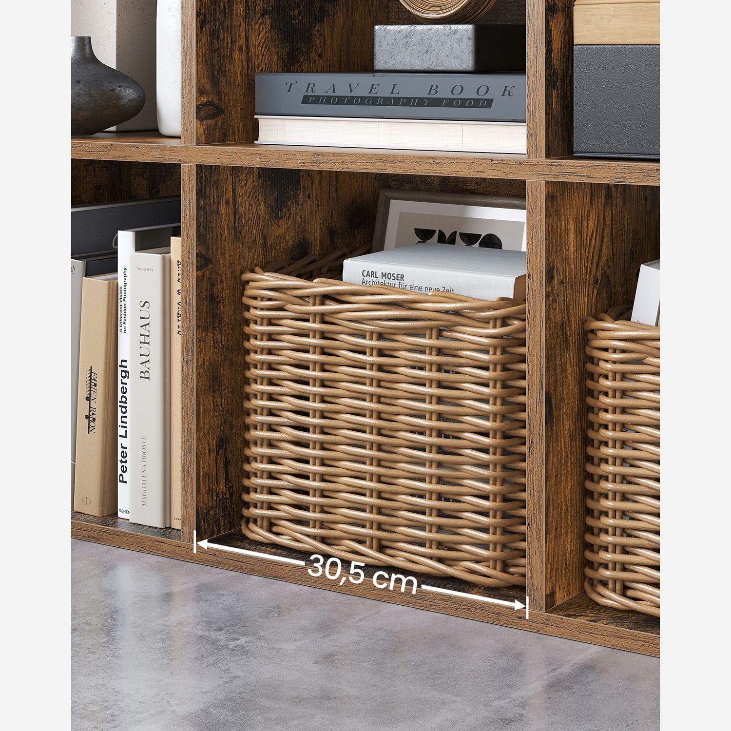 Bücherregal mit 8 Fächern