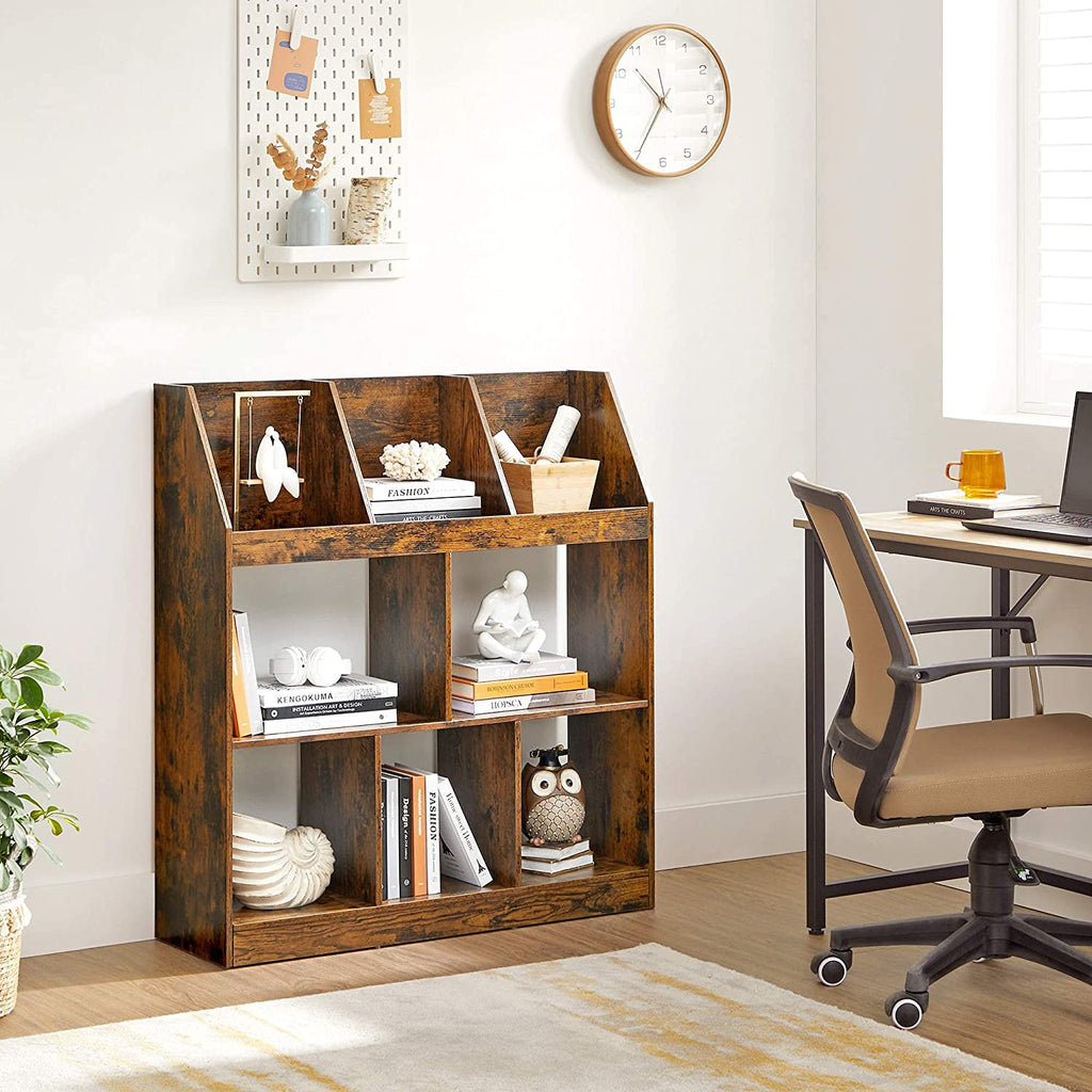 Industrie-Design Bücherregal Vintagebraun