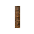 Bücherregal, mit 6 Ebenen 24 x 40 x 178,5 cm vintagebraun