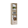 6-stöckiges Standregal 24 x 40 x 178,5 cm naturbeige