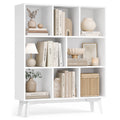 Bücherregal wolkenweiß 8 Fächer 24x90x107,4 cm