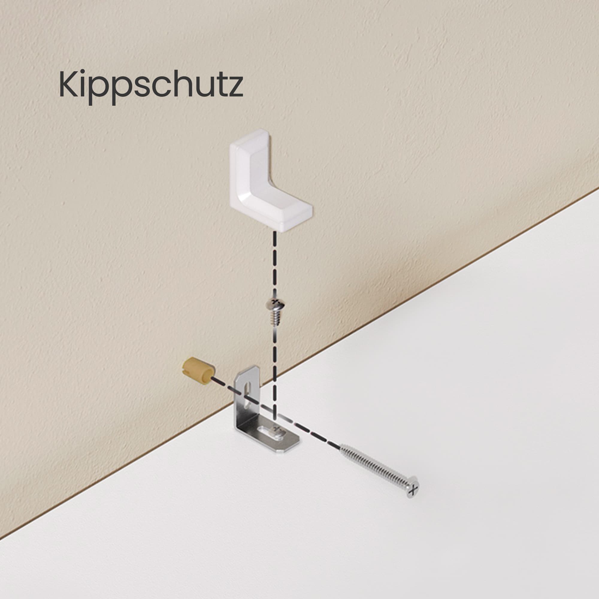 CUSTOS Kollektion Regal mit 6 Ebenen wolkenweiß