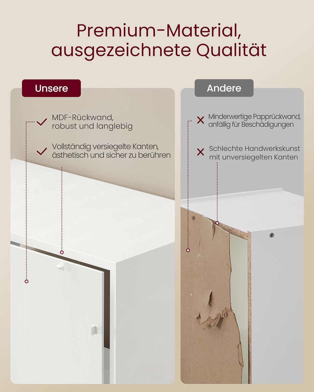 CUSTOS Kollektion Regal mit 6 Ebenen wolkenweiß