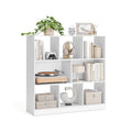 Bücherregal 8 Fächer Weiß