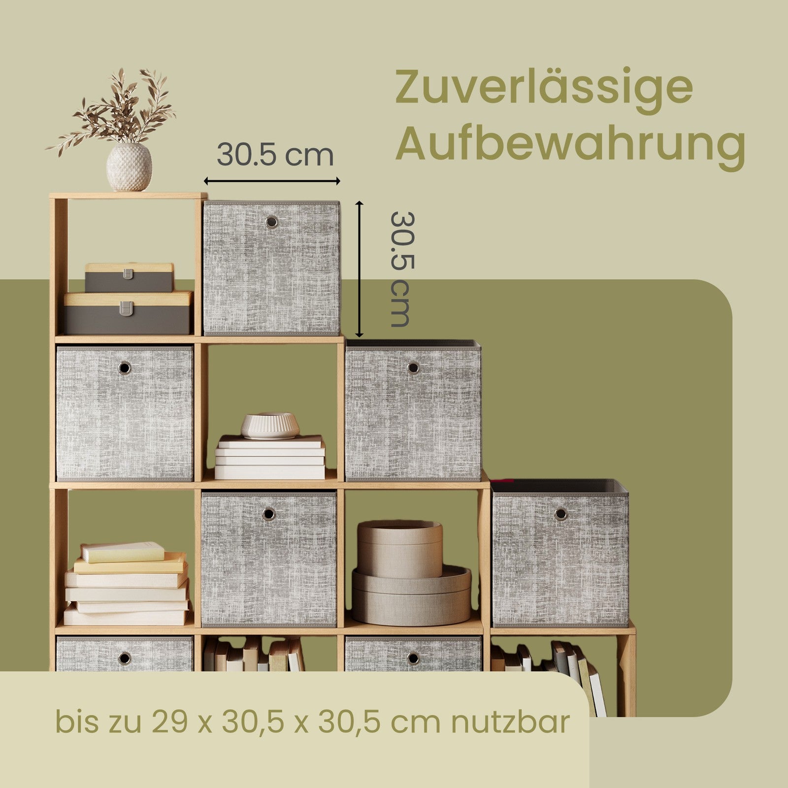 Bücherregal mit 10 Fächern, Stufenregal, Wohnzimmer