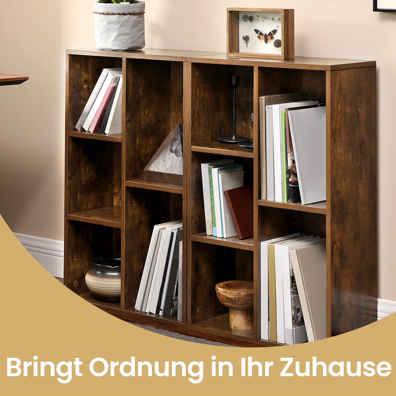Bücherregal, Bücherschrankl, mit 5 Fächern