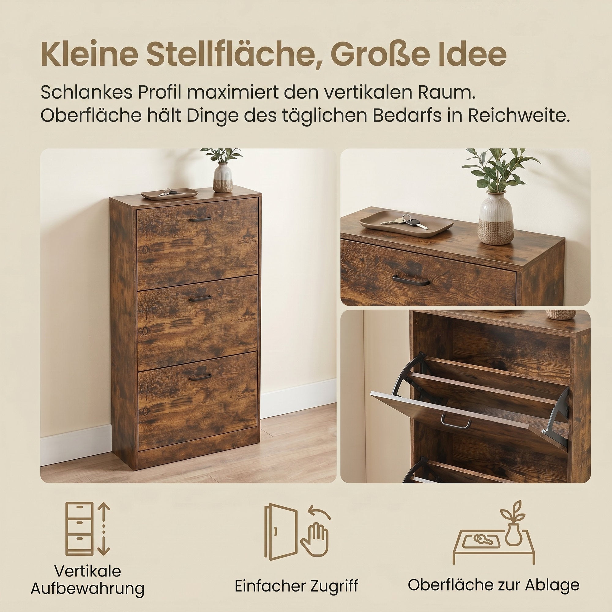 Schuhschrank, Schuhregal, Schuhkipper