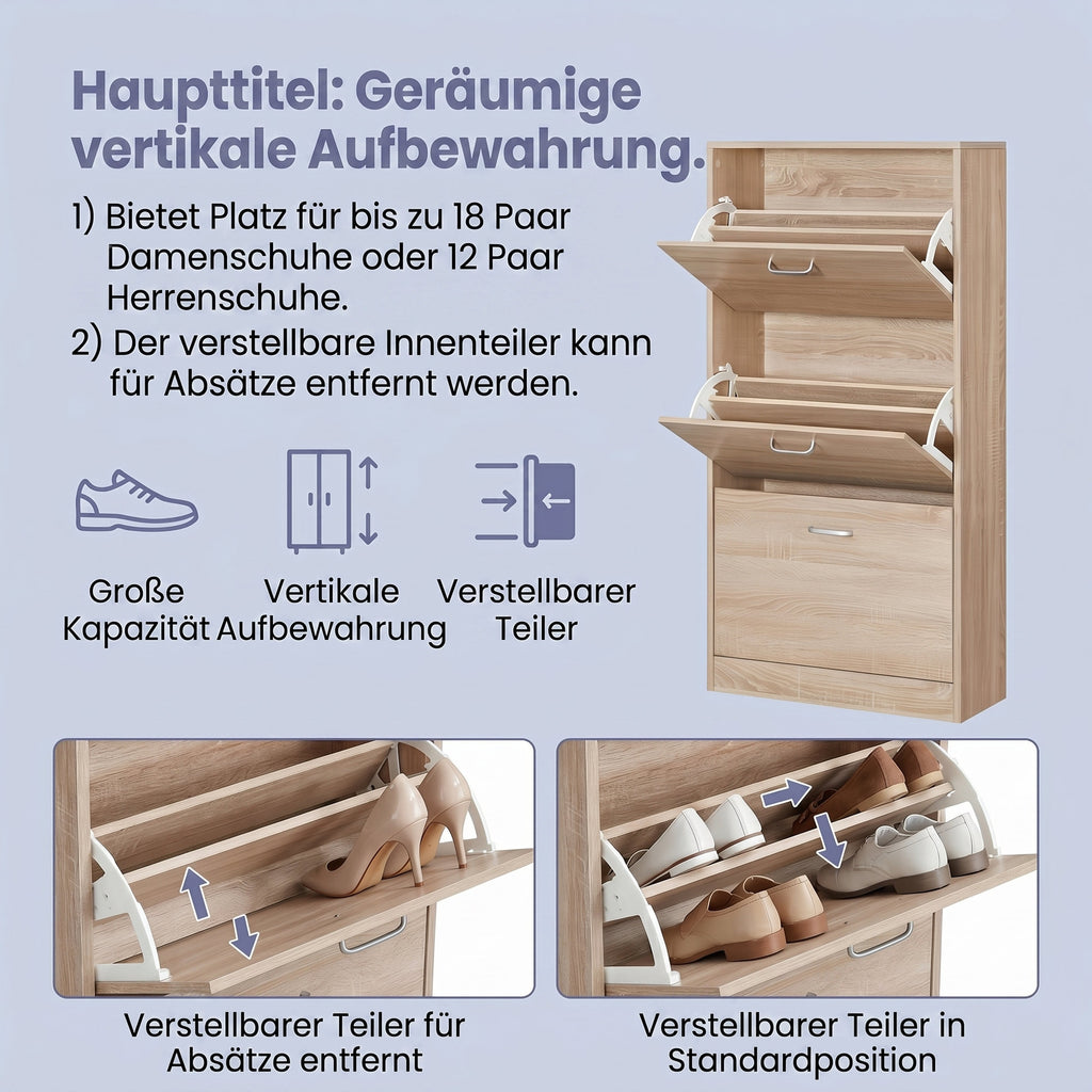 Schuhschrank, Schuhregal, Schuhkipper