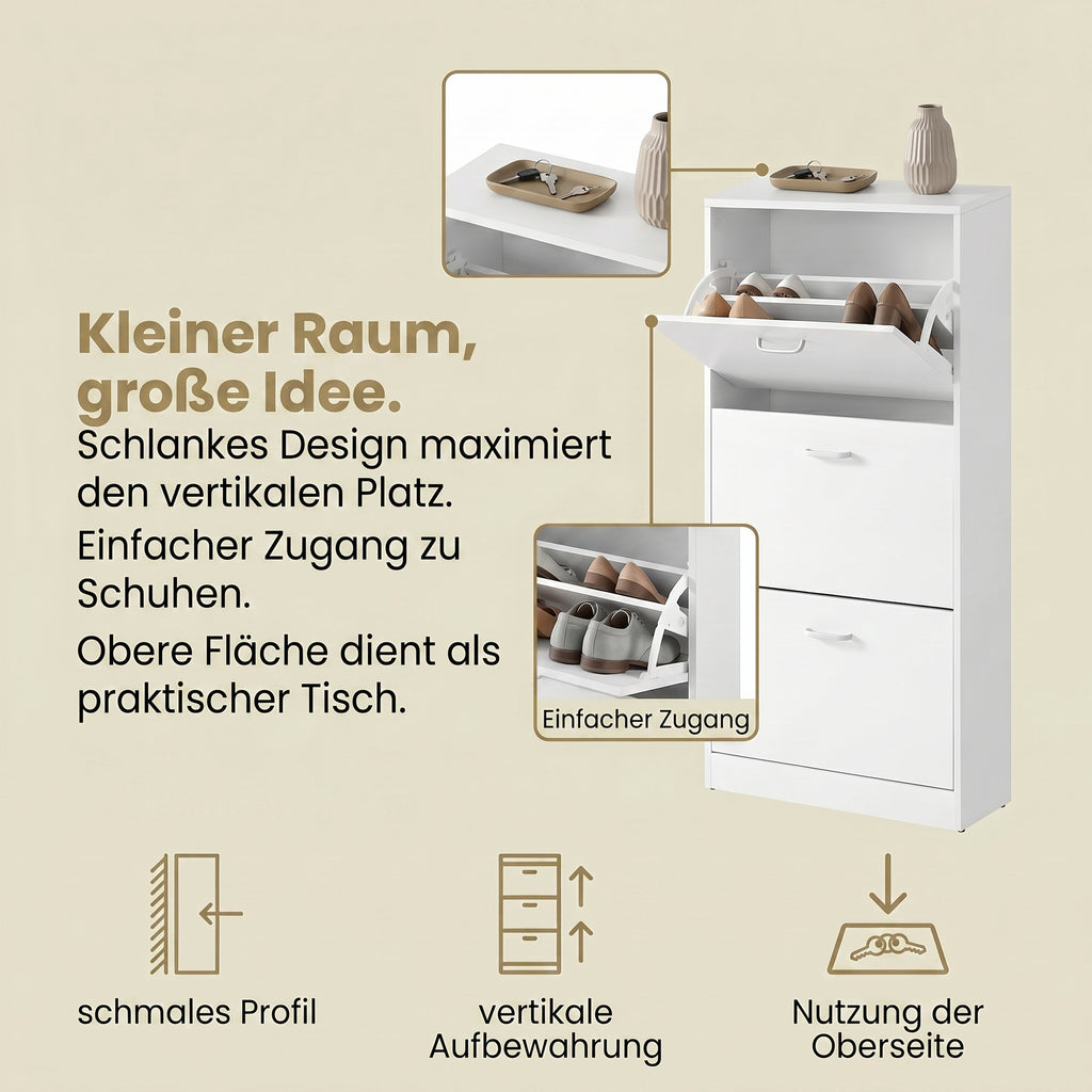 Schuhschrank, Schuhregal, Schuhkipper