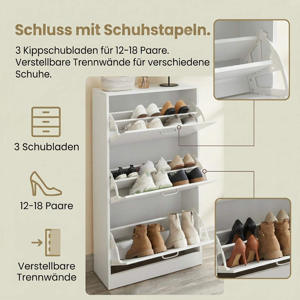 Schuhschrank, Schuhregal, Schuhkipper