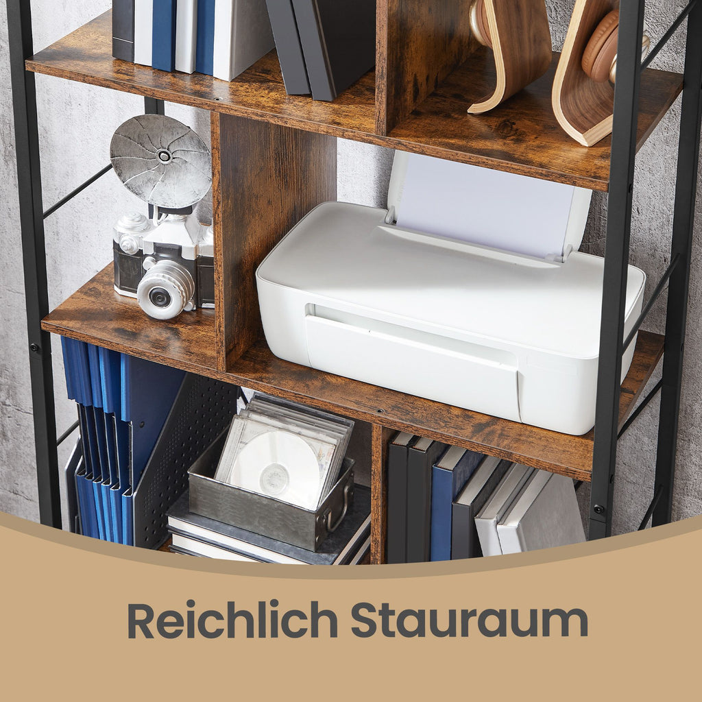 5 stufiges Regal, Bücherregal, Standregal