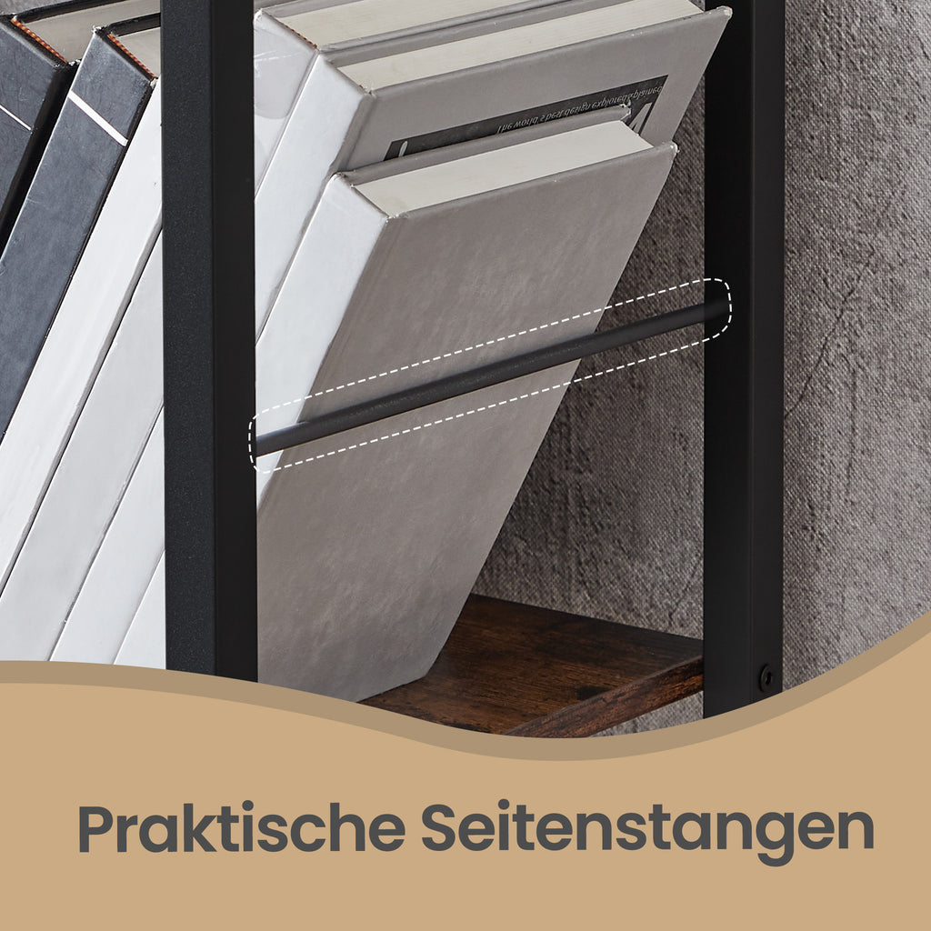 5 stufiges Regal, Bücherregal, Standregal