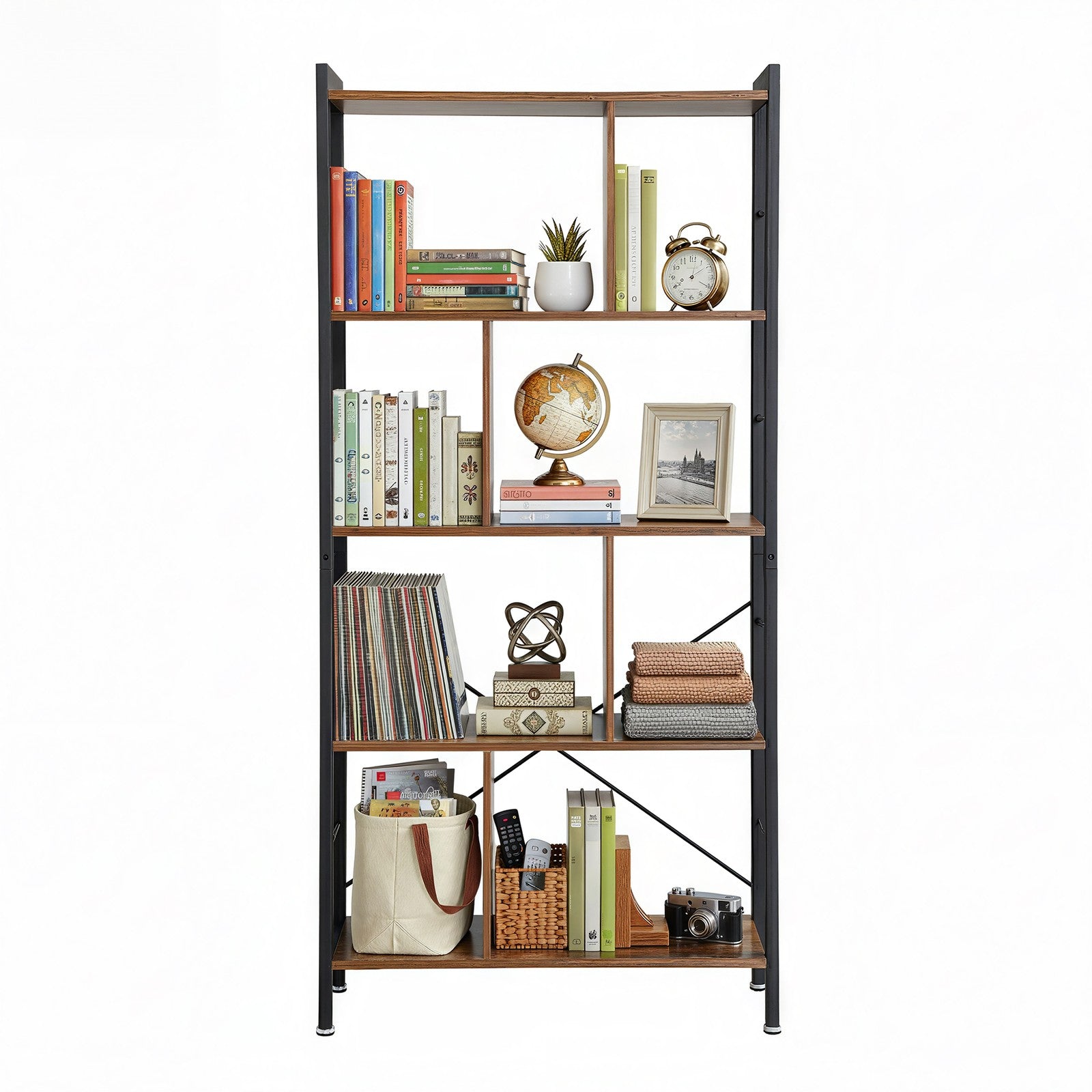 5 stufiges Bücherregal, Regal, Standregal