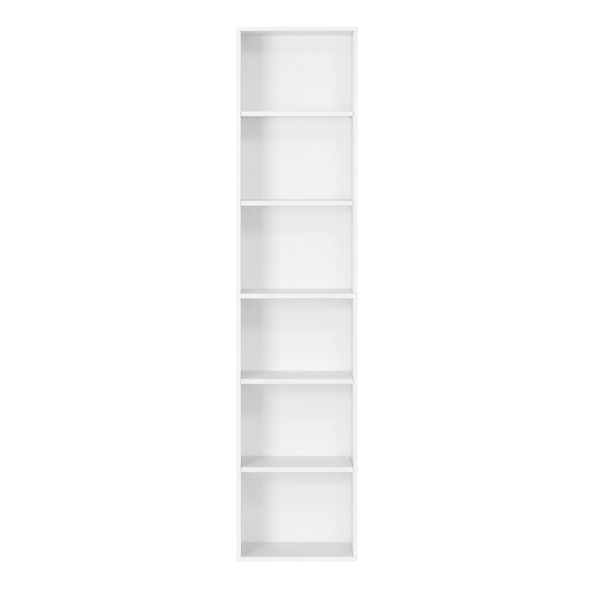 6 stufiges Bücherregal, Standregal im skandinavischen Stil, für Wohnzimmer