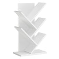 Bücherregal 5 Ebenen, Standregal Baumform, Eckregal platzsparend