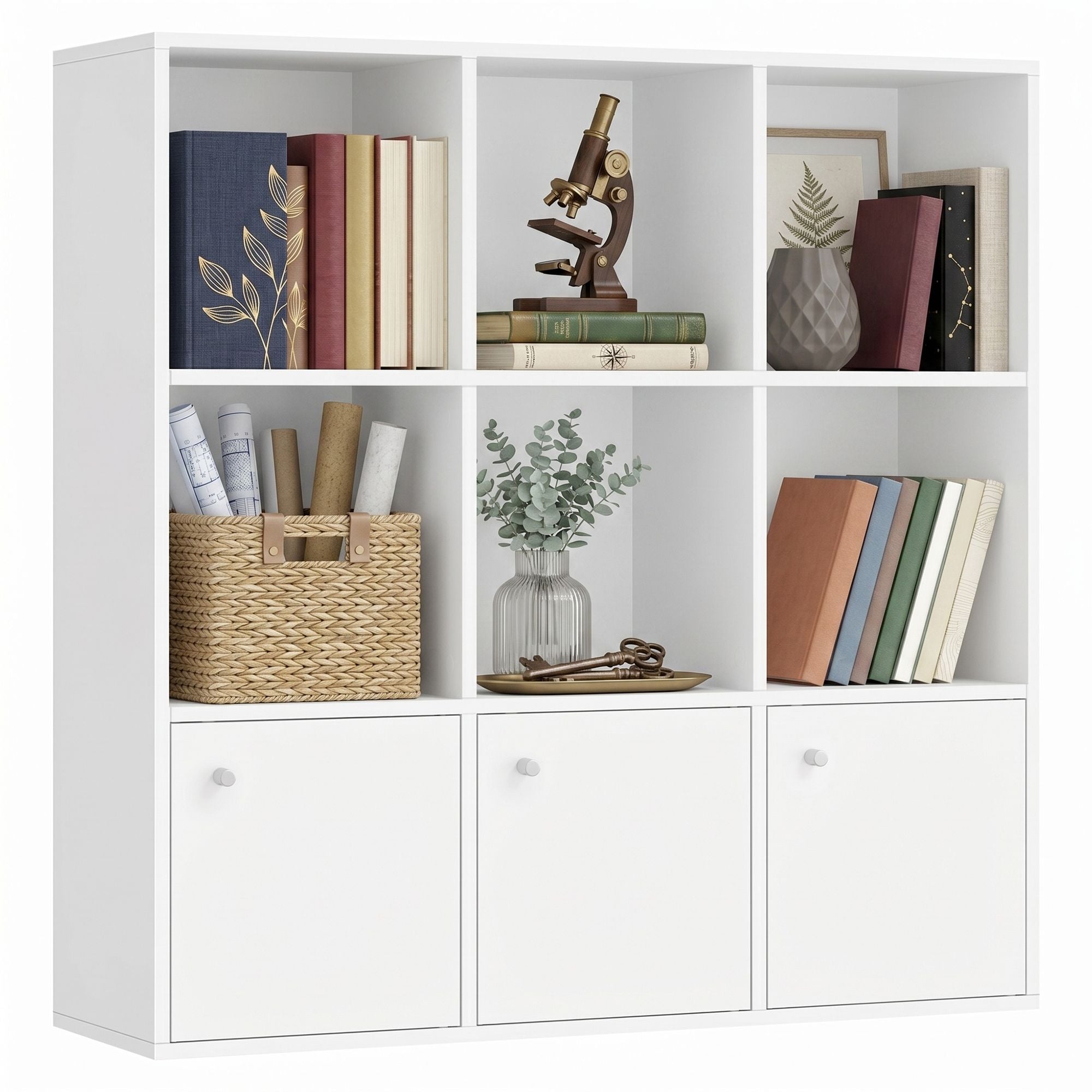 3 stufiges Bücherregal, Aufbewahrungsregal, Standregal