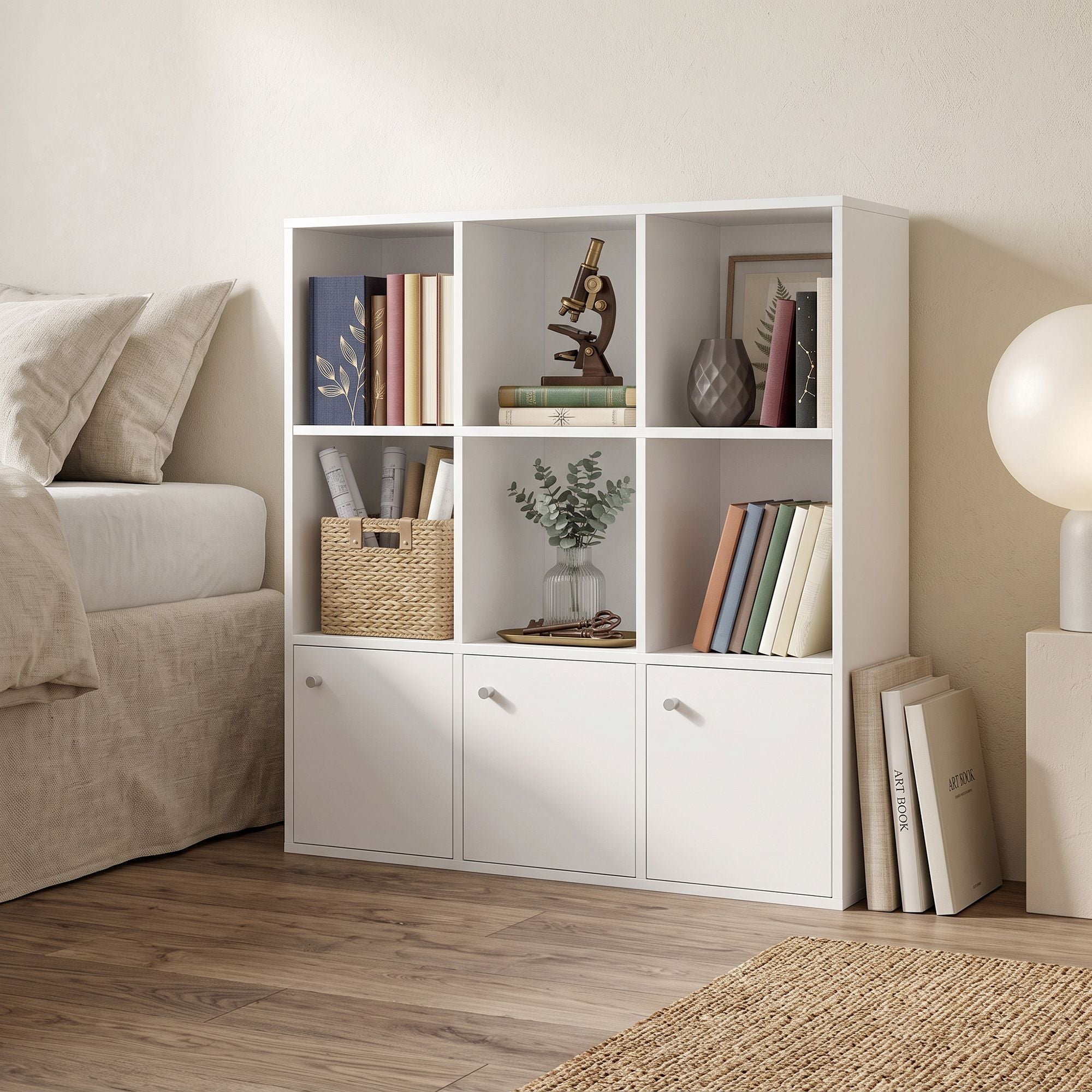 3 stufiges Bücherregal, Aufbewahrungsregal, Standregal