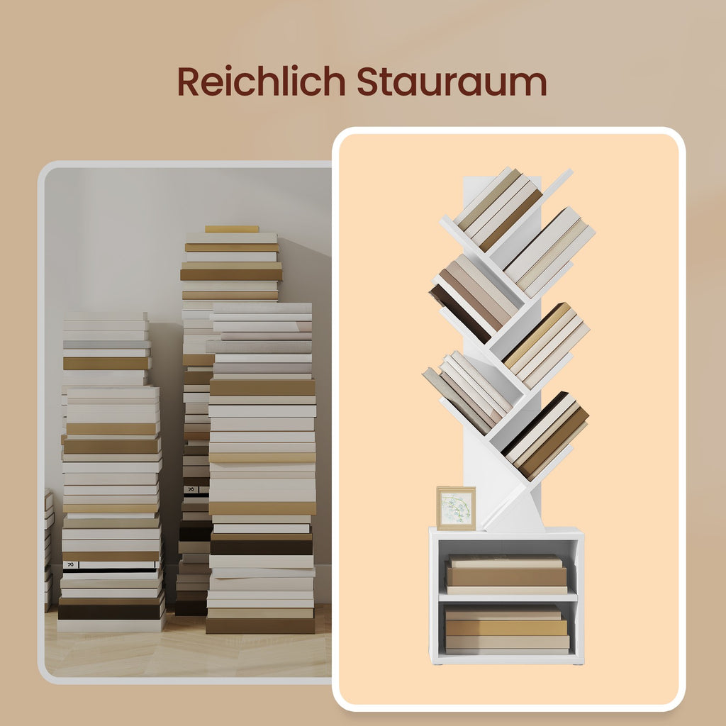 Standregal in Baumform, Bücherregal, 20