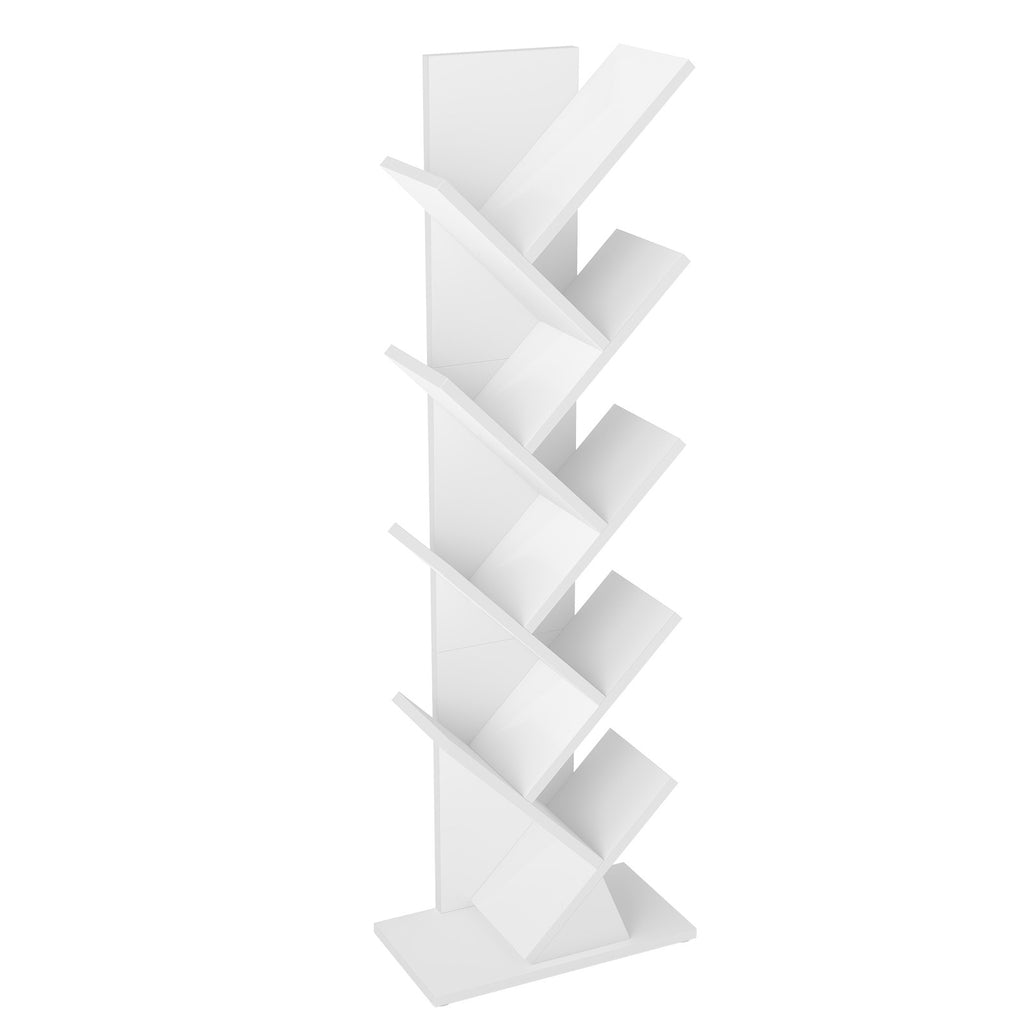 Standregal in Baumform, Bücherregal, 20 x 38 x 115