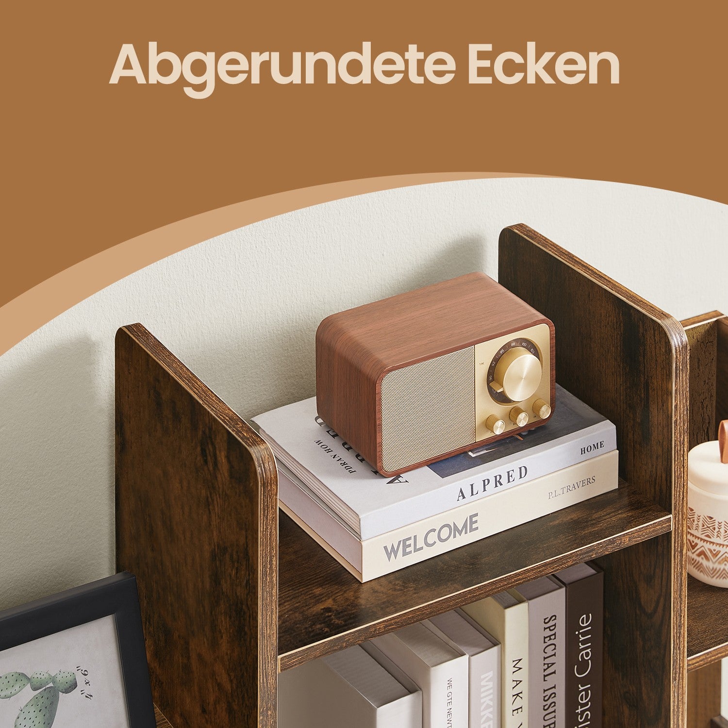 Bücherregal, Regal mit 13 Fächern, Aufbewahrungsregal