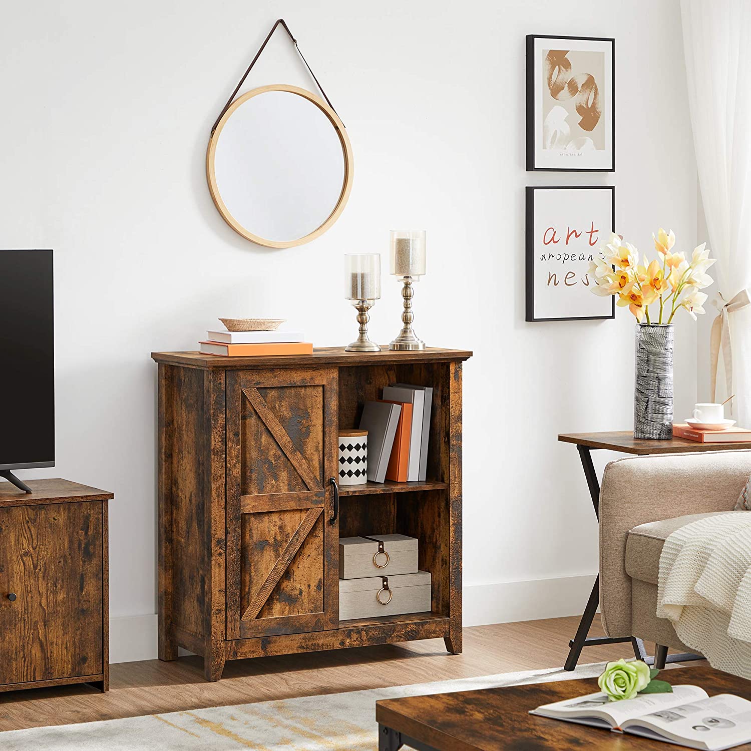 Industriestil Sideboard Vintagebraun