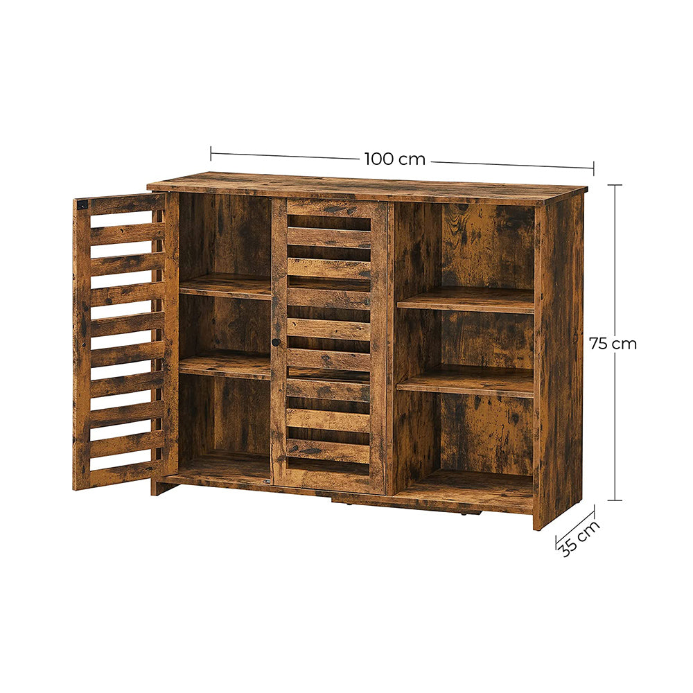 Sideboard verstellbare Ablage Vintagebraun