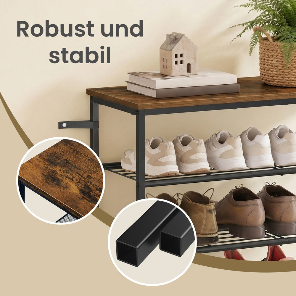 Schuhbank, Schuhaufbewahrung, Schuhregal