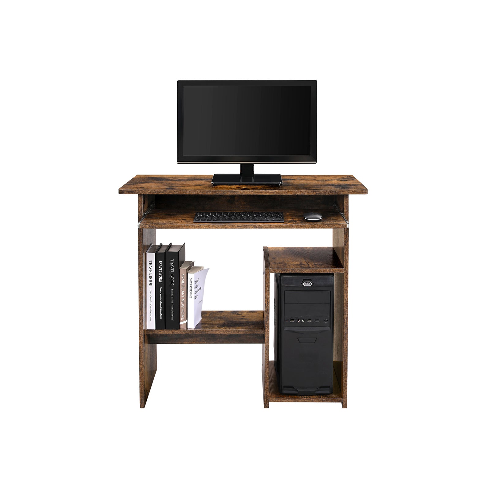 Computertisch  80 x 45 x 74 cm mit Tastaturablage
