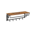 Wandgarderobe mit 5 abnehmbaren Haken