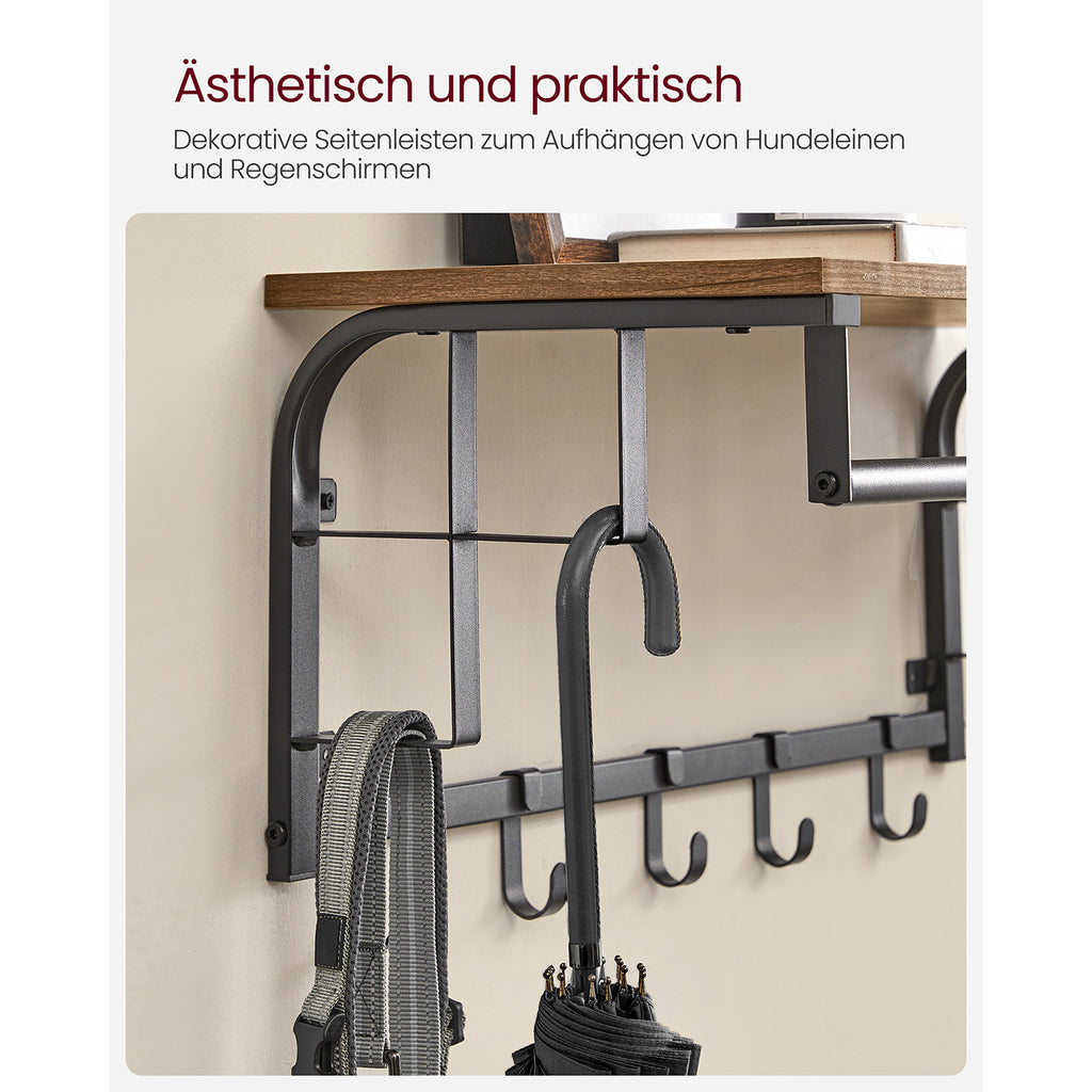 Industrie-Design Wandgarderobe