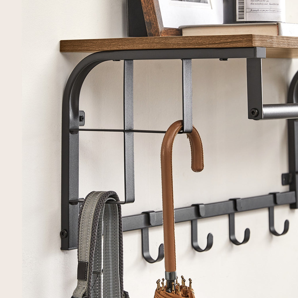 Wandgarderobe mit 5 Haken