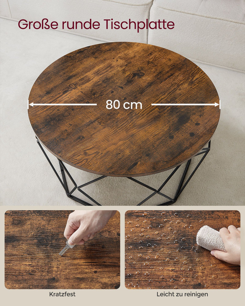 Couchtisch fürs Wohnzimmer