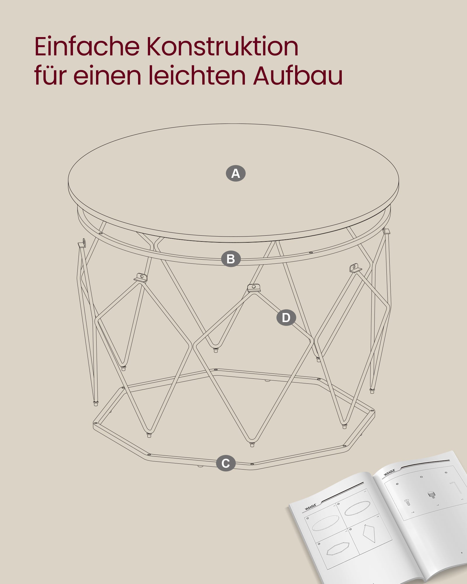 Couchtisch fürs Wohnzimmer