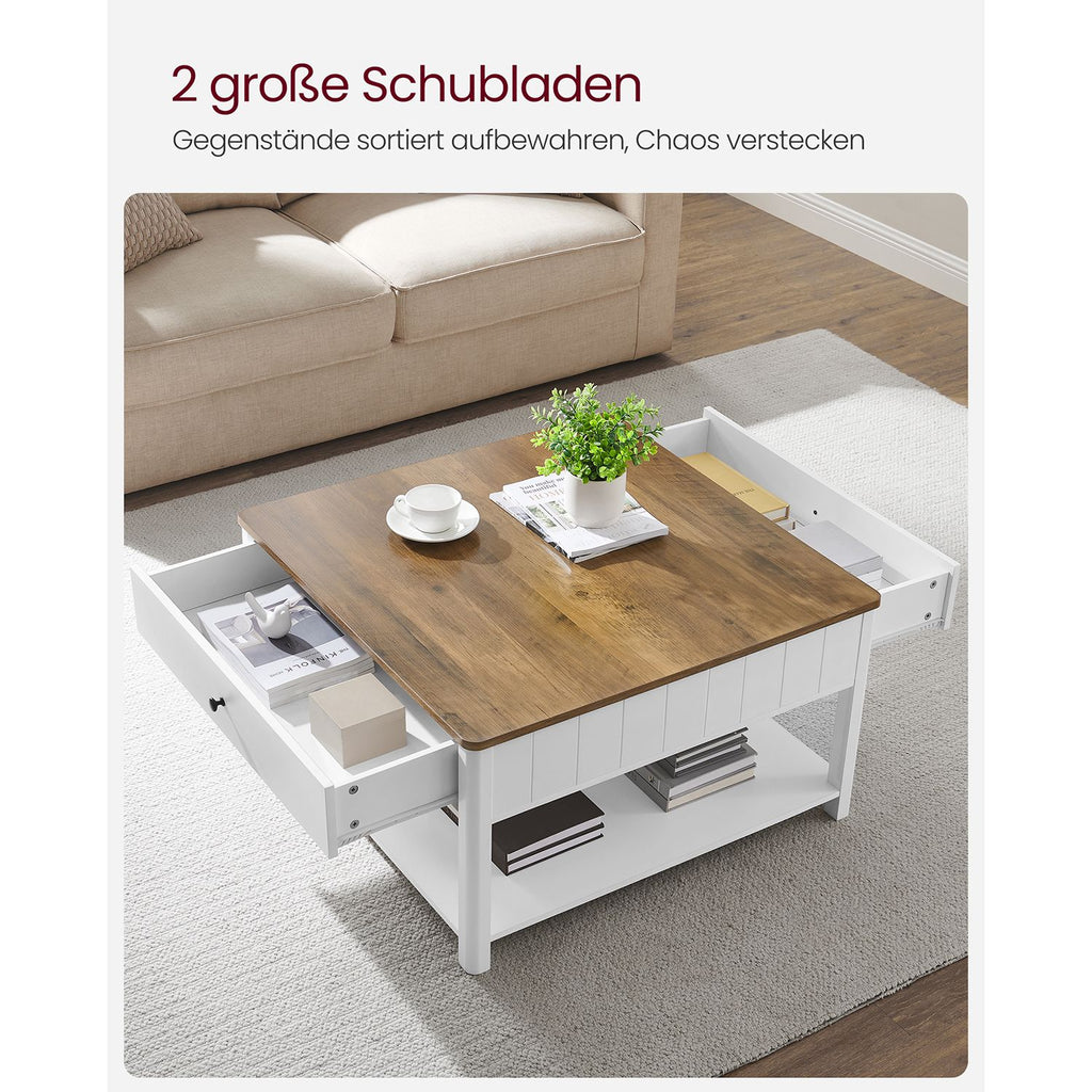 Couchtisch mit 2 Schubladen