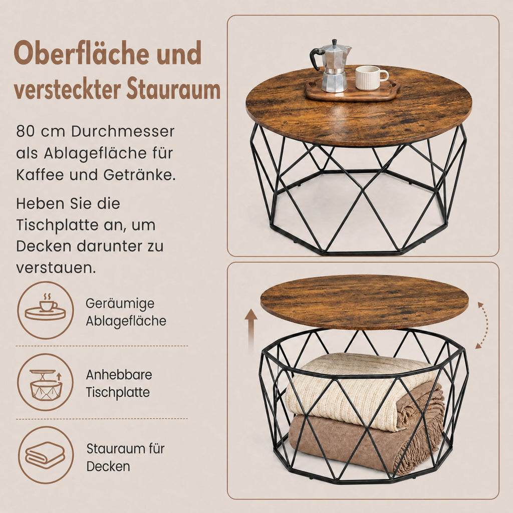 Couchtisch, Beistelltisch, Wohnzimmertisch